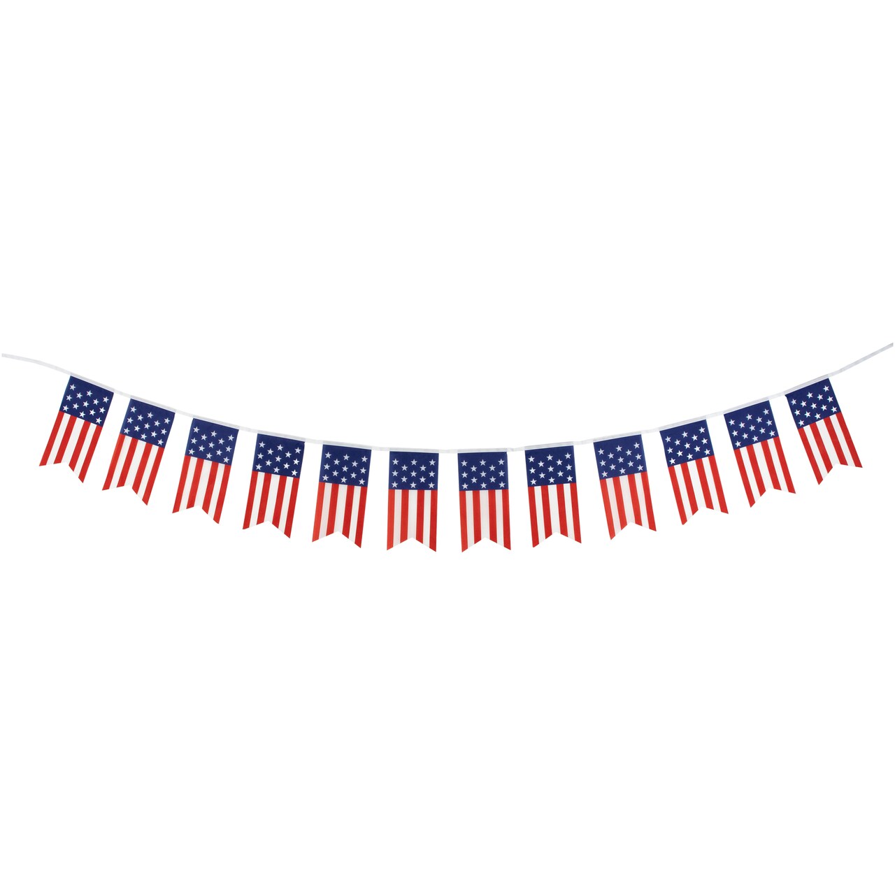 Northlight Americana USA Flag Swallowtail Hanging Wall Banner - 9.75'